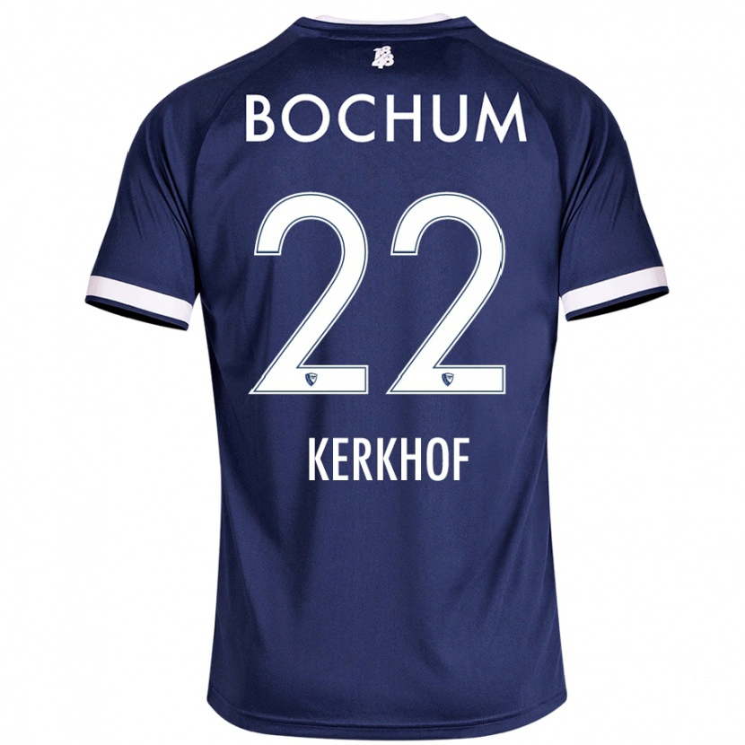 Danxen Hombre Camiseta Nina Kerkhof #22 Azul Oscuro 1ª Equipación 2024/25 La Camisa México