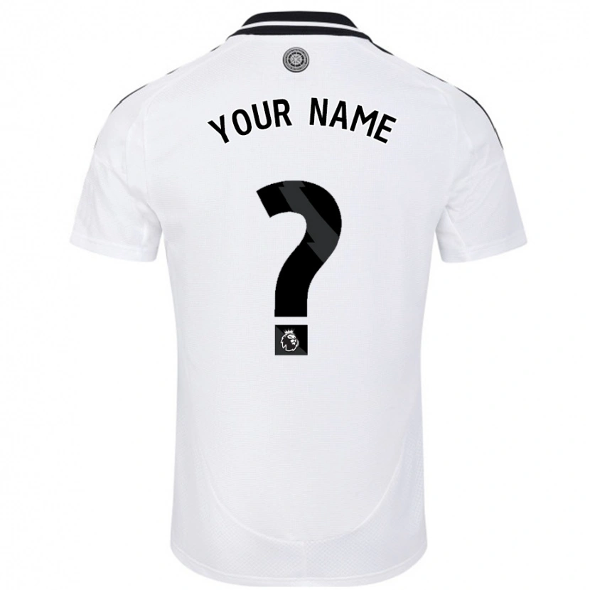 Danxen Hombre Camiseta Su Nombre #0 Blanco 1ª Equipación 2024/25 La Camisa México