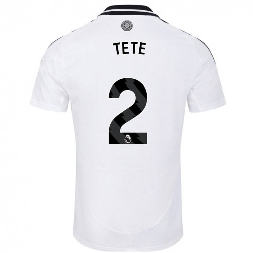 Danxen Hombre Camiseta Kenny Tete #2 Blanco 1ª Equipación 2024/25 La Camisa México