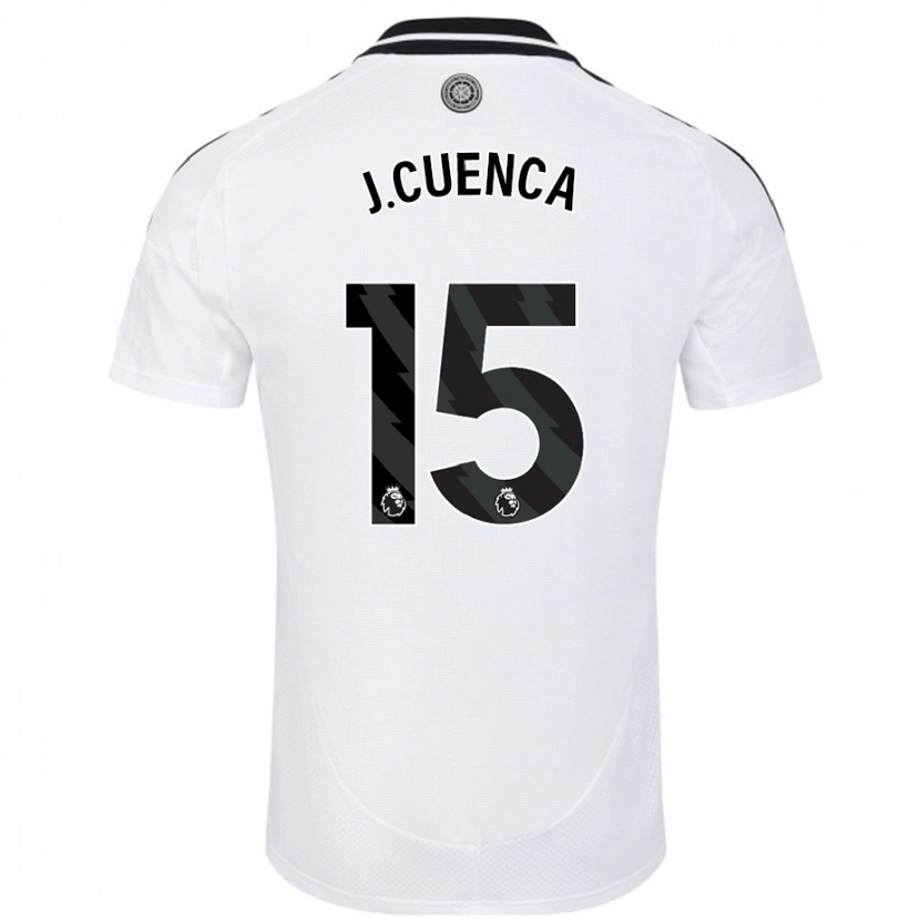 Danxen Hombre Camiseta Jorge Cuenca #15 Blanco 1ª Equipación 2024/25 La Camisa México