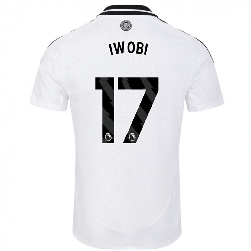 Danxen Hombre Camiseta Alex Iwobi #17 Blanco 1ª Equipación 2024/25 La Camisa México