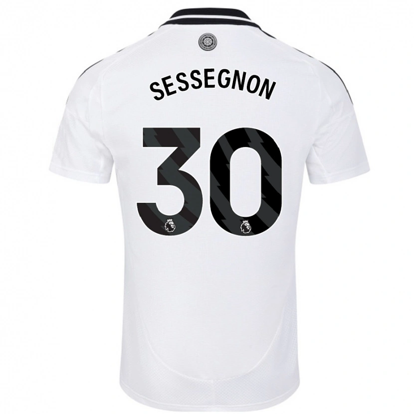 Danxen Hombre Camiseta Ryan Sessegnon #30 Blanco 1ª Equipación 2024/25 La Camisa México