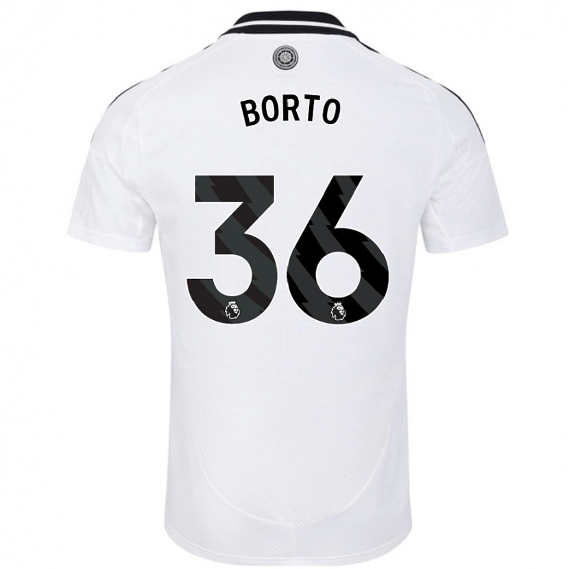 Danxen Hombre Camiseta Alex Borto #36 Blanco 1ª Equipación 2024/25 La Camisa México