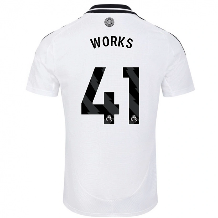 Danxen Hombre Camiseta Terrell Works #41 Blanco 1ª Equipación 2024/25 La Camisa México