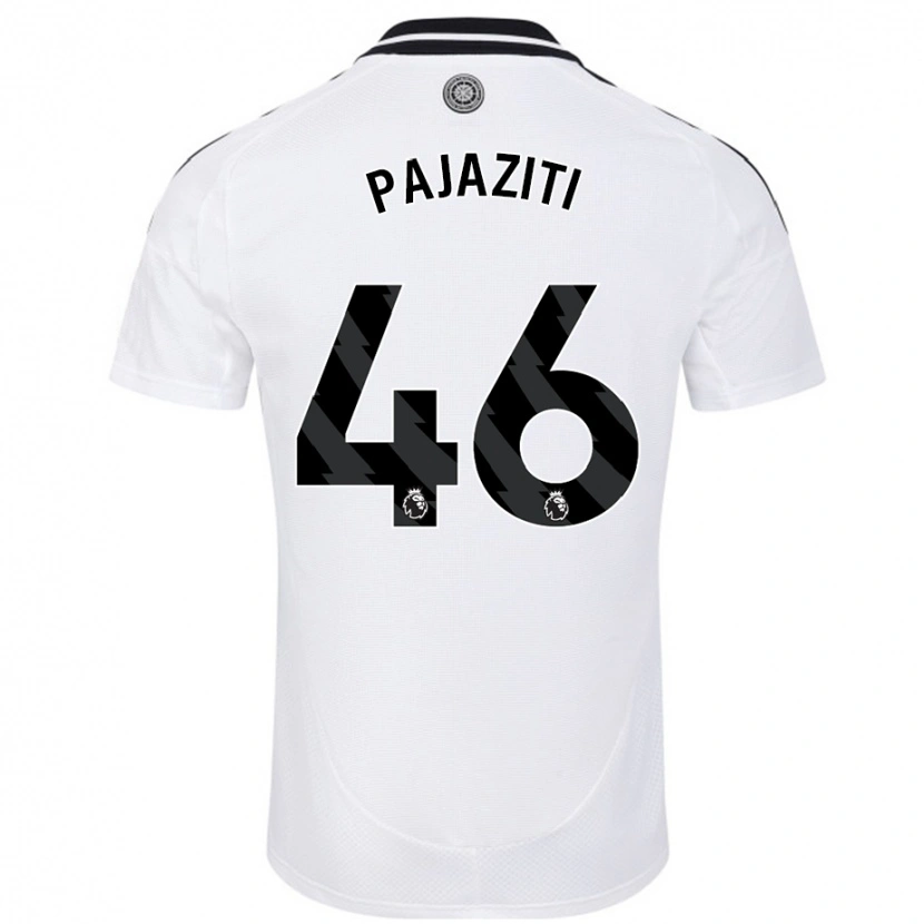 Danxen Hombre Camiseta Adrion Pajaziti #46 Blanco 1ª Equipación 2024/25 La Camisa México