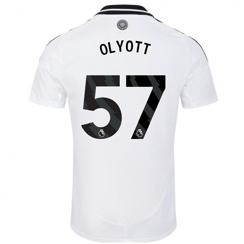 Danxen Hombre Camiseta Tom Olyott #57 Blanco 1ª Equipación 2024/25 La Camisa México