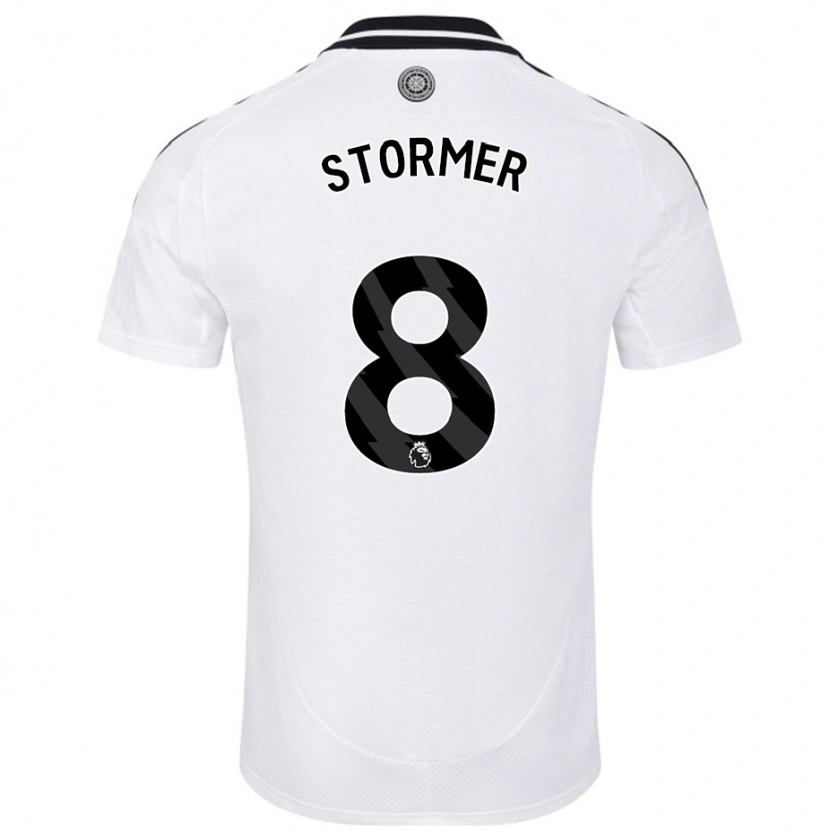 Danxen Hombre Camiseta Becky Stormer #8 Blanco 1ª Equipación 2024/25 La Camisa México