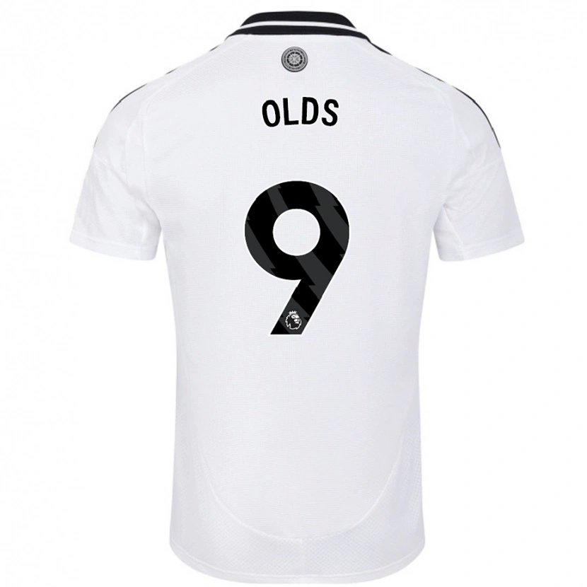 Danxen Hombre Camiseta Ellie Olds #9 Blanco 1ª Equipación 2024/25 La Camisa México