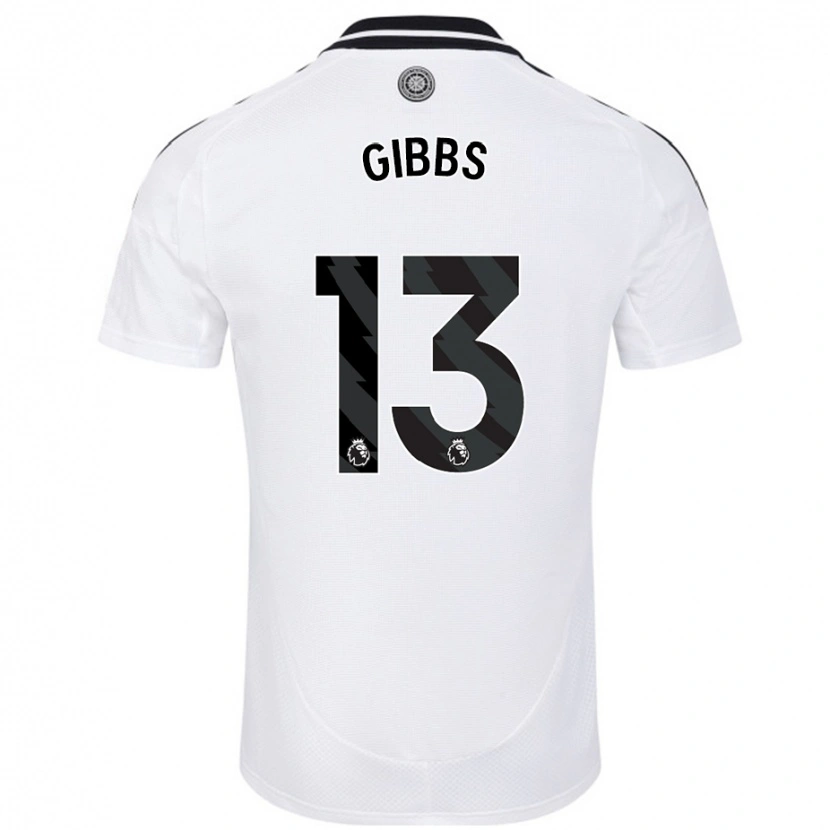 Danxen Hombre Camiseta Frankie Gibbs #13 Blanco 1ª Equipación 2024/25 La Camisa México