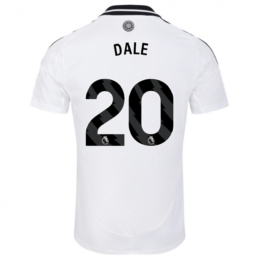 Danxen Hombre Camiseta Olivia Dale #20 Blanco 1ª Equipación 2024/25 La Camisa México