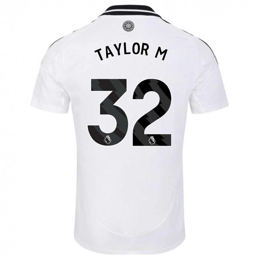 Danxen Hombre Camiseta Belle Taylor-M #32 Blanco 1ª Equipación 2024/25 La Camisa México