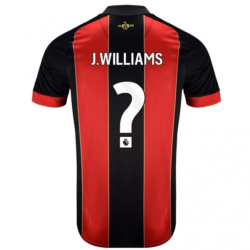 Danxen Hombre Camiseta Jay Williams #0 Rojo Negro 1ª Equipación 2024/25 La Camisa México
