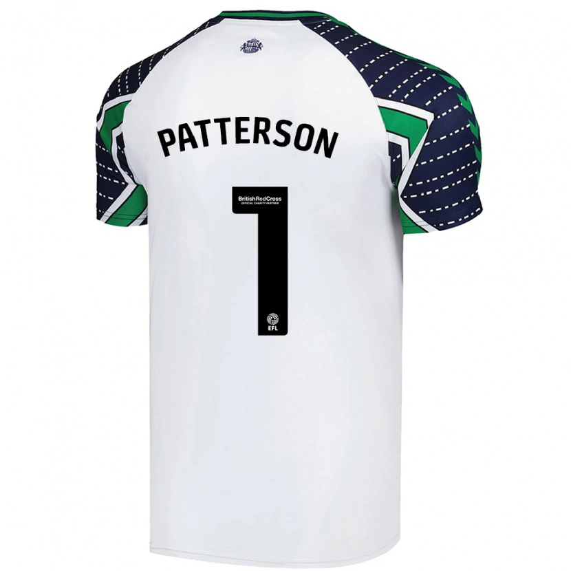 Danxen Hombre Camiseta Anthony Patterson #1 Blanco 2ª Equipación 2024/25 La Camisa México
