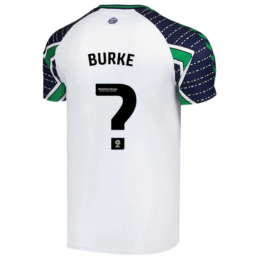 Danxen Hombre Camiseta Marshall Burke #0 Blanco 2ª Equipación 2024/25 La Camisa México