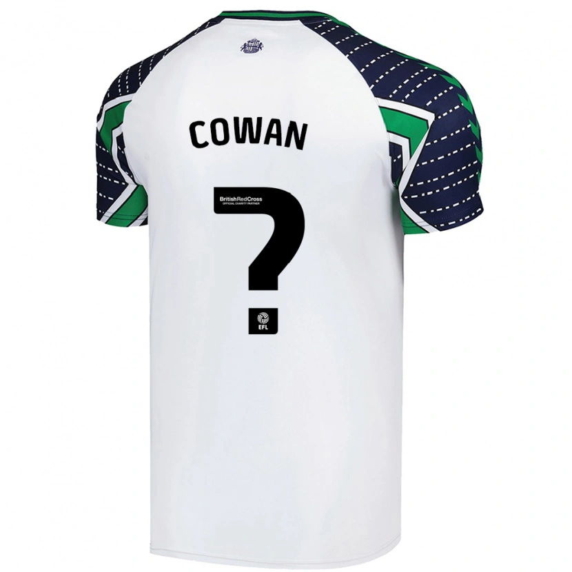 Danxen Hombre Camiseta Joe Cowan #0 Blanco 2ª Equipación 2024/25 La Camisa México