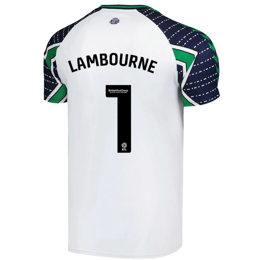Danxen Hombre Camiseta Demi Lambourne #1 Blanco 2ª Equipación 2024/25 La Camisa México