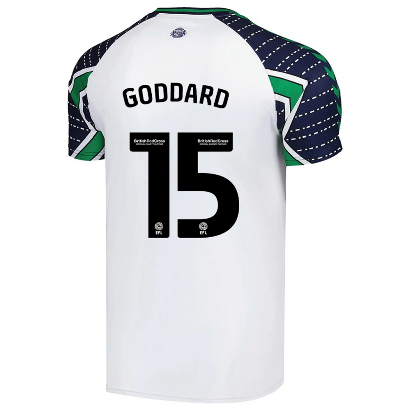 Danxen Hombre Camiseta Amy Goddard #15 Blanco 2ª Equipación 2024/25 La Camisa México