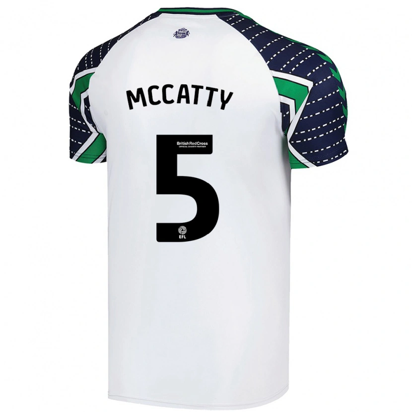 Danxen Hombre Camiseta Grace Mccatty #5 Blanco 2ª Equipación 2024/25 La Camisa México