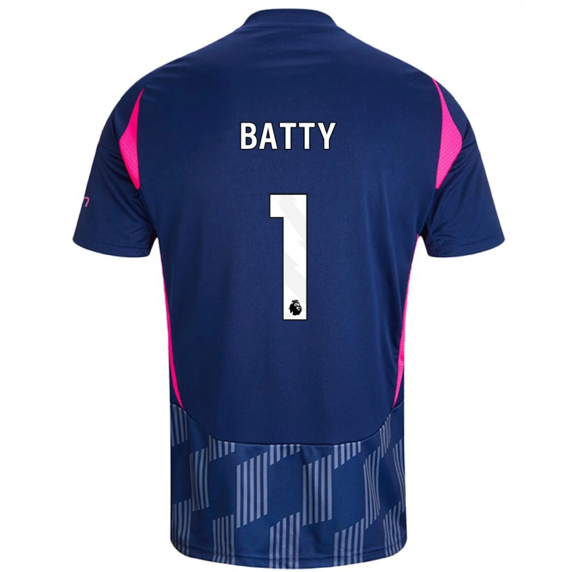 Danxen Hombre Camiseta Emily Batty #1 Azul Real Rosa 2ª Equipación 2024/25 La Camisa México