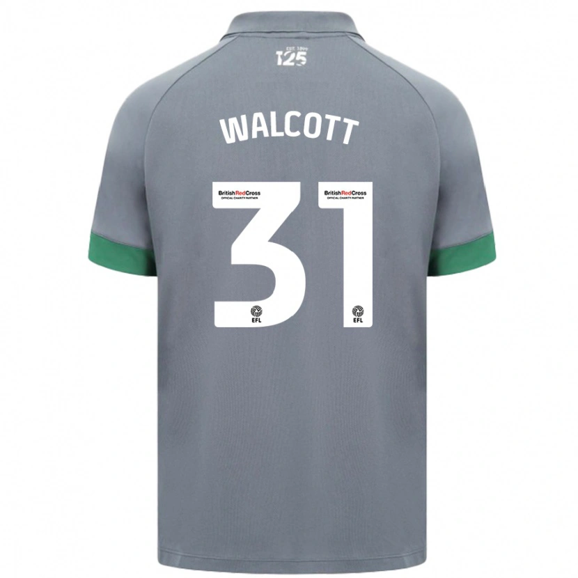 Danxen Hombre Camiseta Malachi Fagan-Walcott #31 Gris Oscuro 2ª Equipación 2024/25 La Camisa México