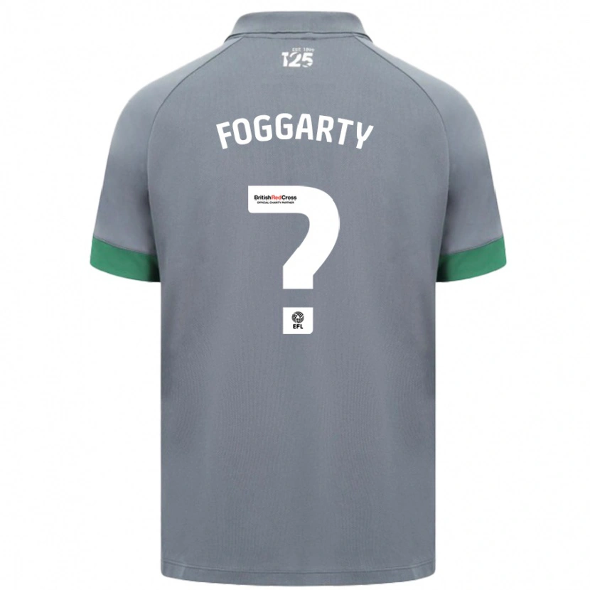 Danxen Hombre Camiseta Corey Foggarty #0 Gris Oscuro 2ª Equipación 2024/25 La Camisa México