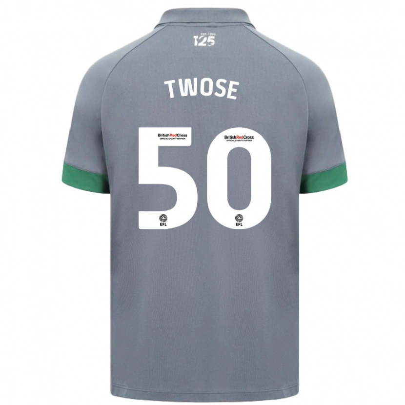 Danxen Hombre Camiseta Cody Twose #50 Gris Oscuro 2ª Equipación 2024/25 La Camisa México