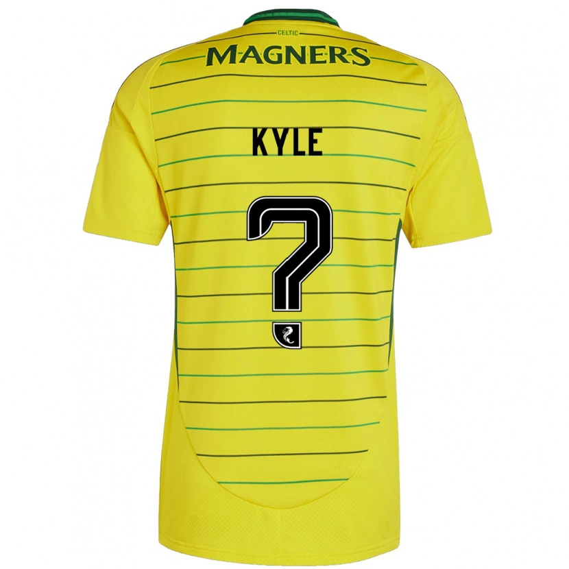 Danxen Hombre Camiseta Andrew Kyle #0 Amarillo 2ª Equipación 2024/25 La Camisa México