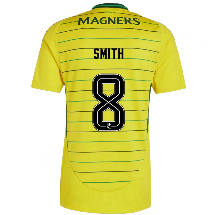 Danxen Hombre Camiseta Jenny Smith #8 Amarillo 2ª Equipación 2024/25 La Camisa México
