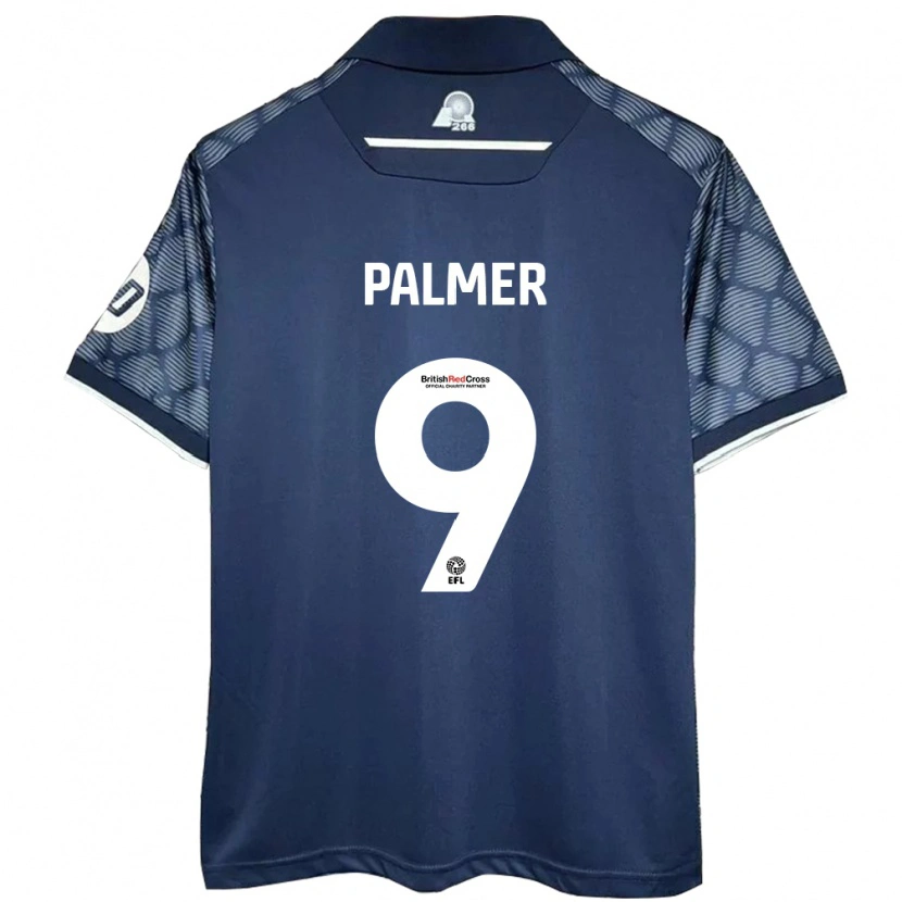 Danxen Hombre Camiseta Ollie Palmer #9 Negro 2ª Equipación 2024/25 La Camisa México