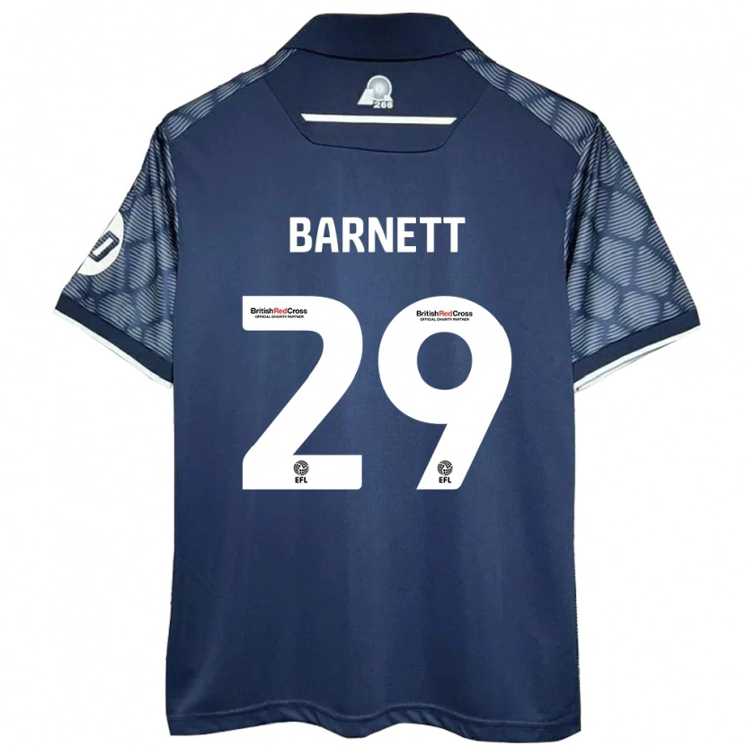 Danxen Hombre Camiseta Ryan Barnett #29 Negro 2ª Equipación 2024/25 La Camisa México