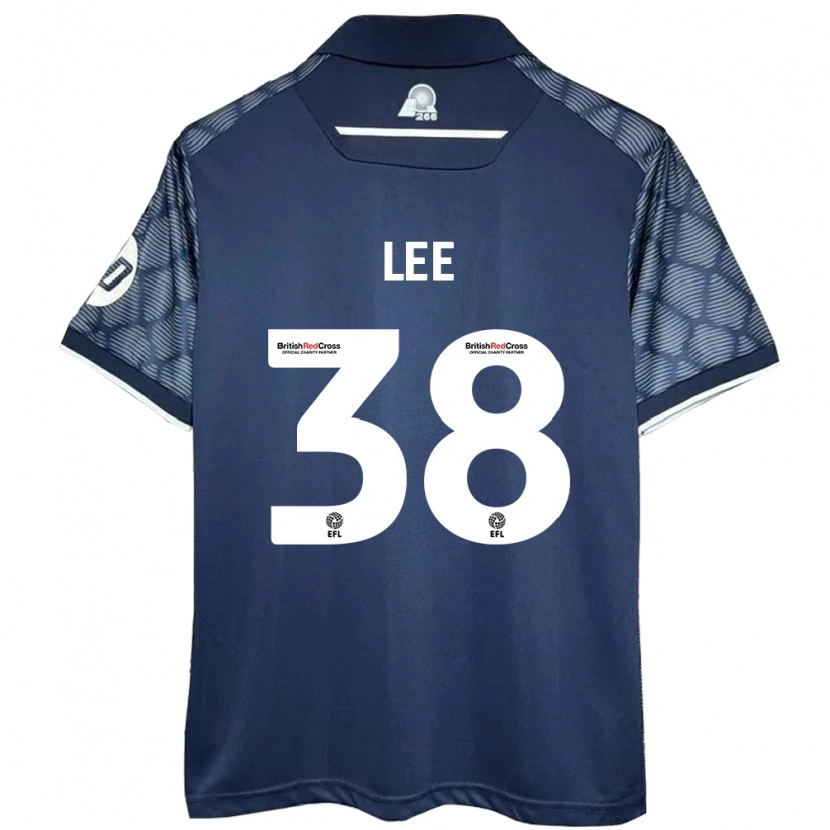 Danxen Hombre Camiseta Elliot Lee #38 Negro 2ª Equipación 2024/25 La Camisa México