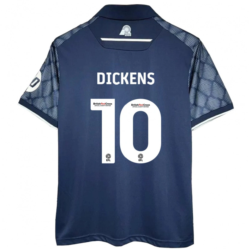 Danxen Hombre Camiseta Tj Dickens #10 Negro 2ª Equipación 2024/25 La Camisa México