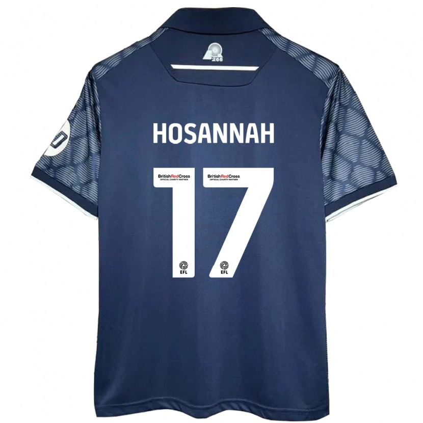 Danxen Hombre Camiseta Bryce Hosannah #17 Negro 2ª Equipación 2024/25 La Camisa México