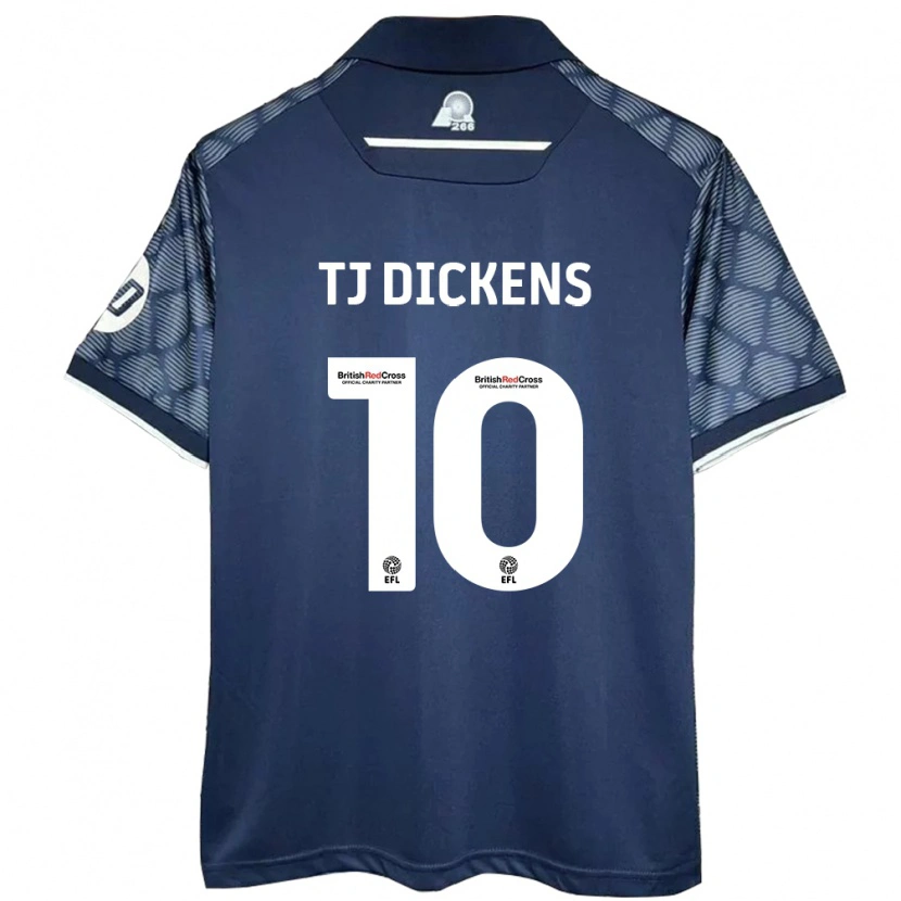 Danxen Hombre Camiseta Tonicha Tj Dickens #10 Negro 2ª Equipación 2024/25 La Camisa México