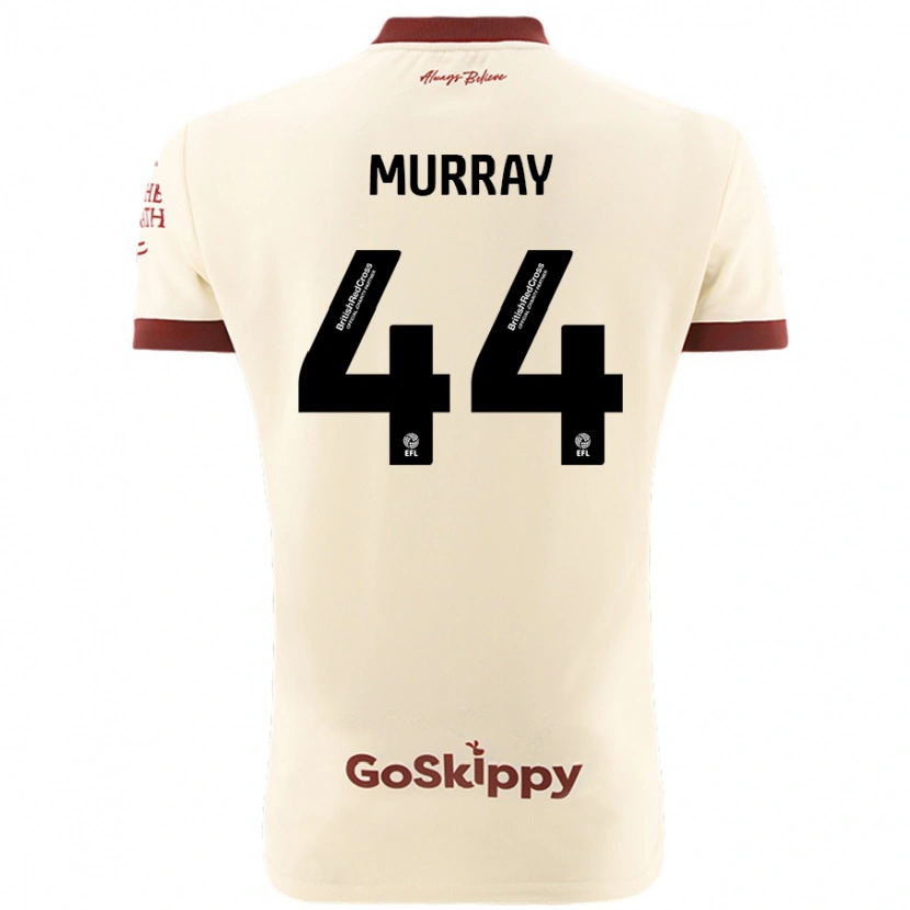 Danxen Hombre Camiseta Satara Murray #44 Crema Blanco 2ª Equipación 2024/25 La Camisa México
