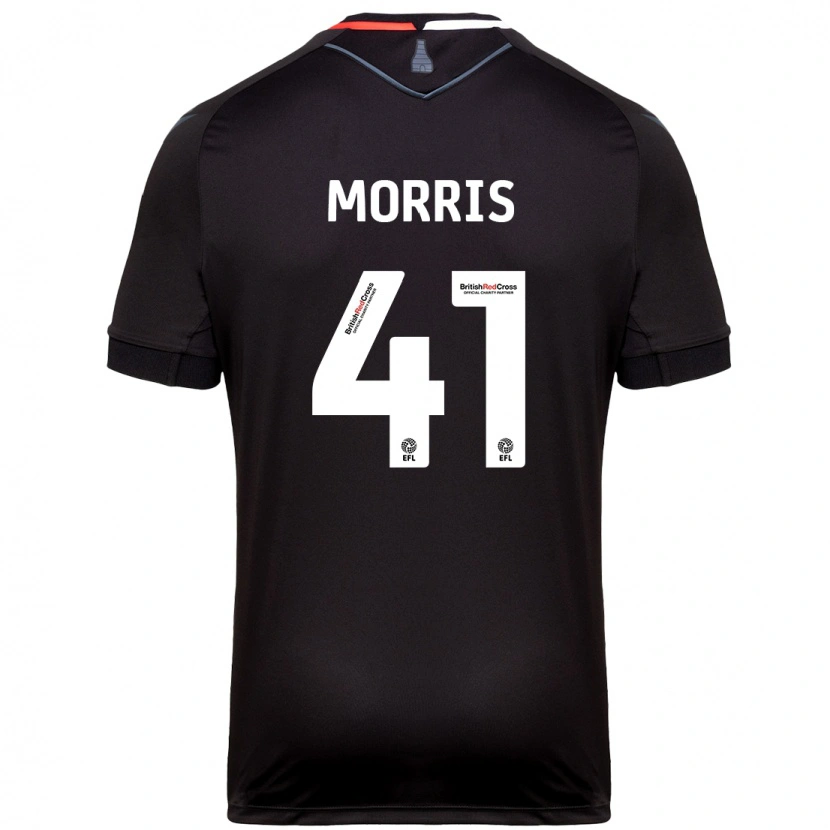 Danxen Hombre Camiseta Scott Morris #41 Negro 2ª Equipación 2024/25 La Camisa México