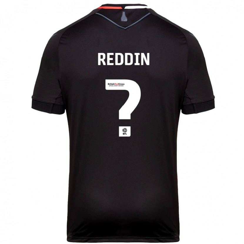 Danxen Hombre Camiseta Kahrel Reddin #0 Negro 2ª Equipación 2024/25 La Camisa México
