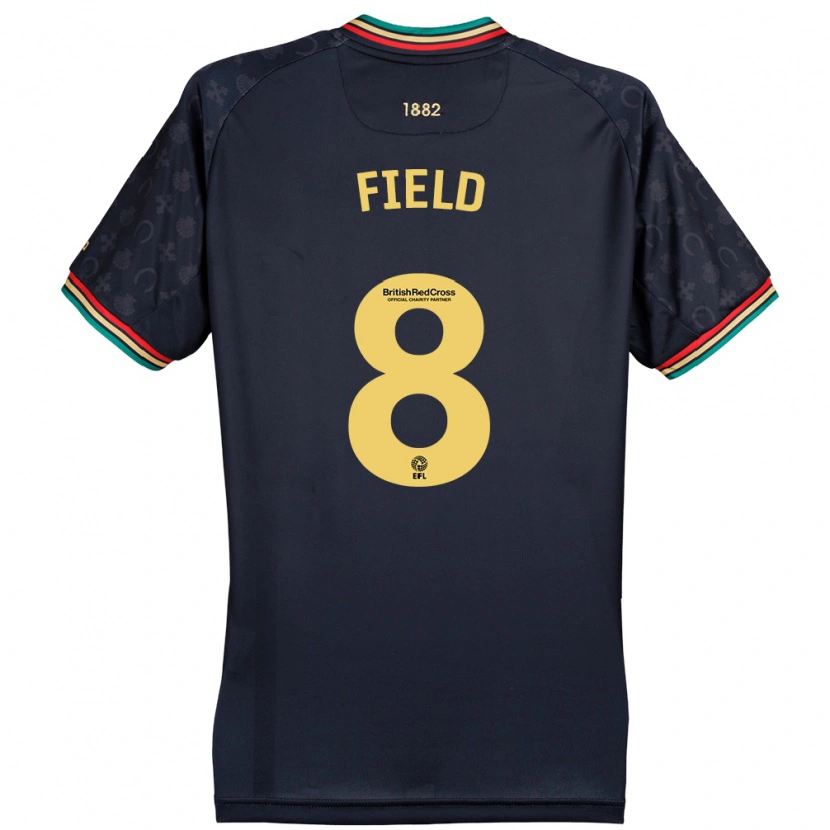 Danxen Hombre Camiseta Sam Field #8 Azul Marino Oscuro 2ª Equipación 2024/25 La Camisa México