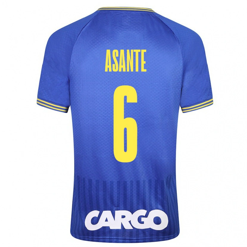 Danxen Hombre Camiseta Tyrese Asante #6 Blanco 2ª Equipación 2024/25 La Camisa México