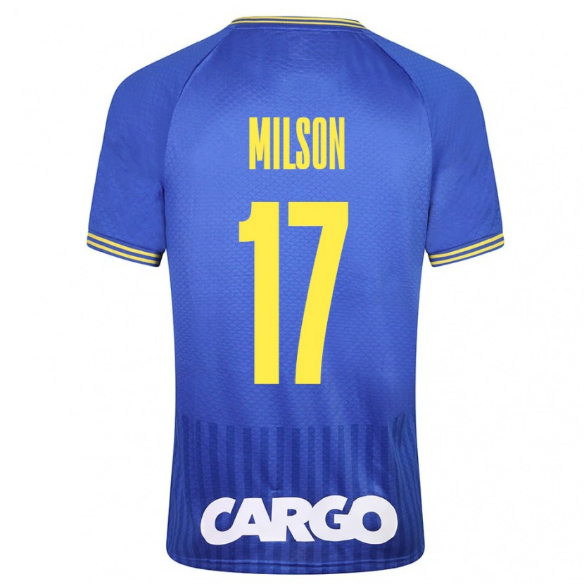 Danxen Hombre Camiseta Milson #17 Blanco 2ª Equipación 2024/25 La Camisa México