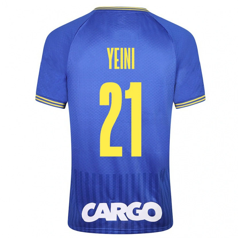 Danxen Hombre Camiseta Sheran Yeini #21 Blanco 2ª Equipación 2024/25 La Camisa México