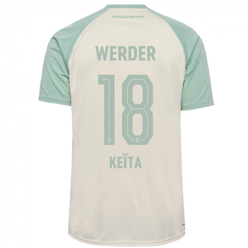 Danxen Hombre Camiseta Naby Keïta #18 Blanquecino Verde Claro 2ª Equipación 2024/25 La Camisa México