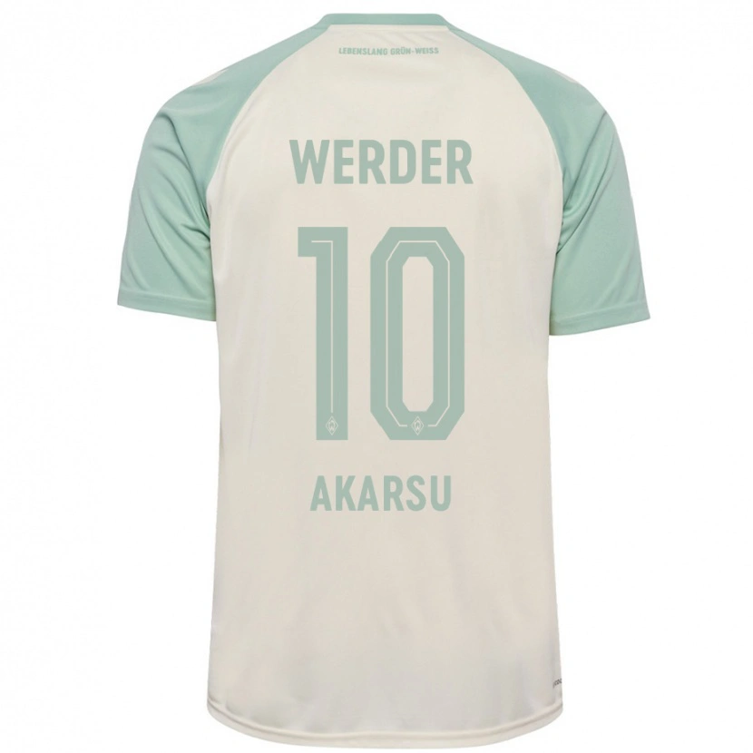 Danxen Hombre Camiseta Mikail Bura Akarsu #10 Blanquecino Verde Claro 2ª Equipación 2024/25 La Camisa México
