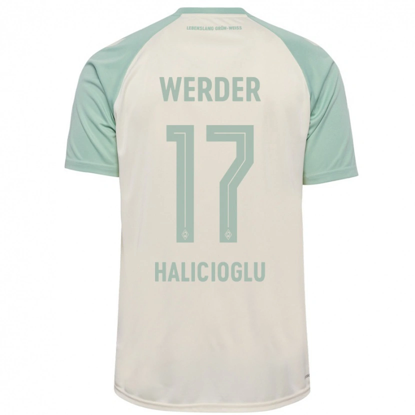Danxen Hombre Camiseta Arda Halicioglu #17 Blanquecino Verde Claro 2ª Equipación 2024/25 La Camisa México