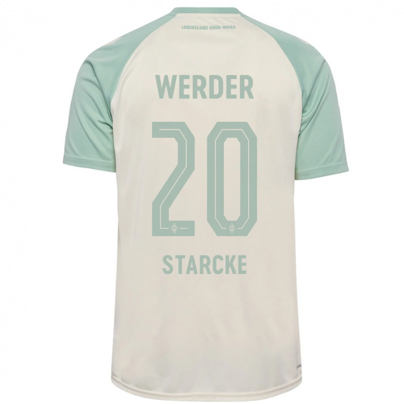 Danxen Hombre Camiseta Bennet Starcke #20 Blanquecino Verde Claro 2ª Equipación 2024/25 La Camisa México