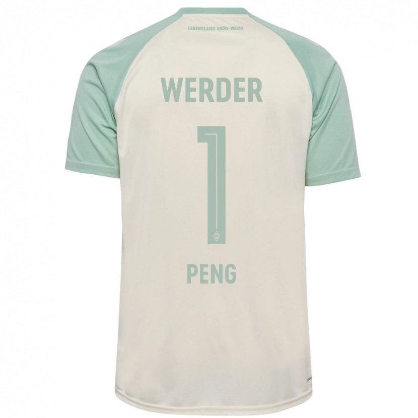 Danxen Hombre Camiseta Livia Peng #1 Blanquecino Verde Claro 2ª Equipación 2024/25 La Camisa México