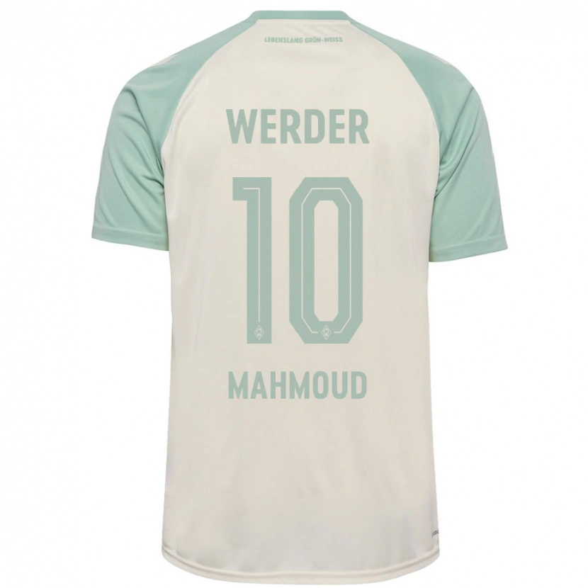 Danxen Hombre Camiseta Tuana Mahmoud #10 Blanquecino Verde Claro 2ª Equipación 2024/25 La Camisa México