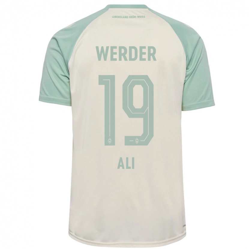 Danxen Hombre Camiseta Rok Ali #19 Blanquecino Verde Claro 2ª Equipación 2024/25 La Camisa México