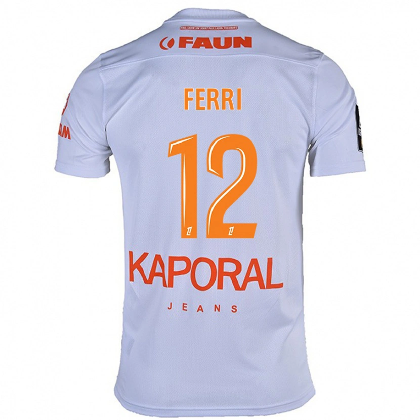 Danxen Hombre Camiseta Jordan Ferri #12 Blanco 2ª Equipación 2024/25 La Camisa México