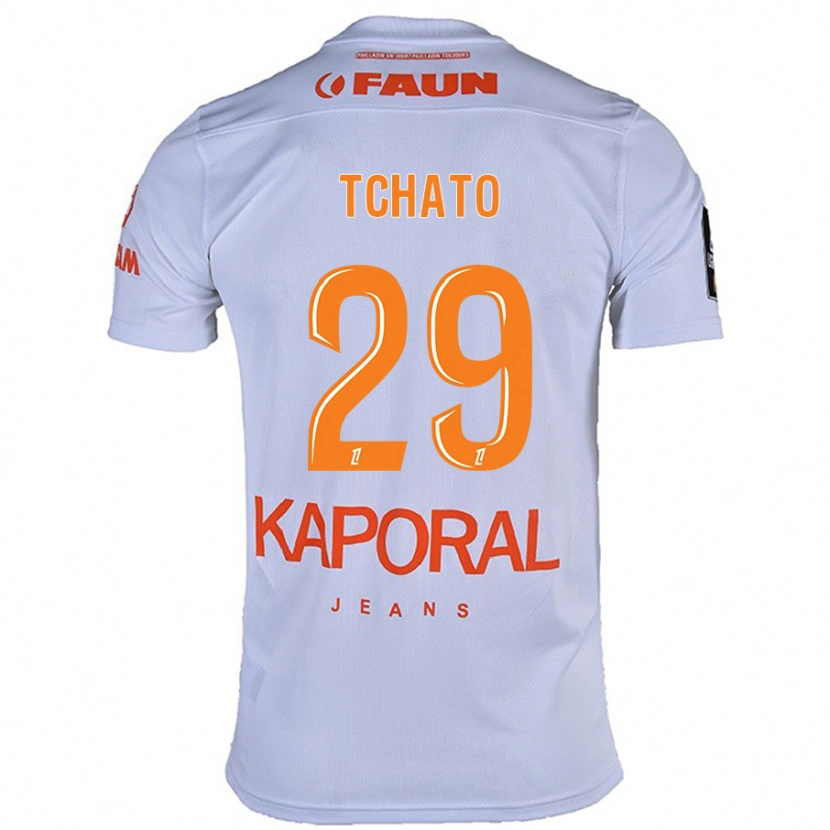 Danxen Hombre Camiseta Enzo Tchato #29 Blanco 2ª Equipación 2024/25 La Camisa México